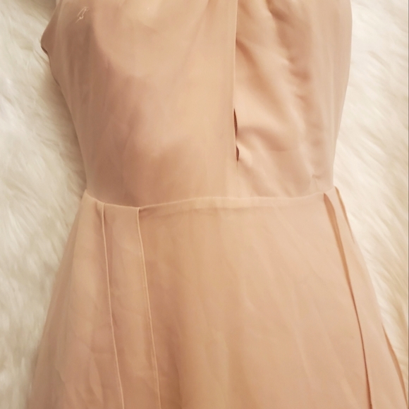 BEBE Blush Pink Halter Flare Dress -  Size XXS, 00 - Picture 6 of 7
